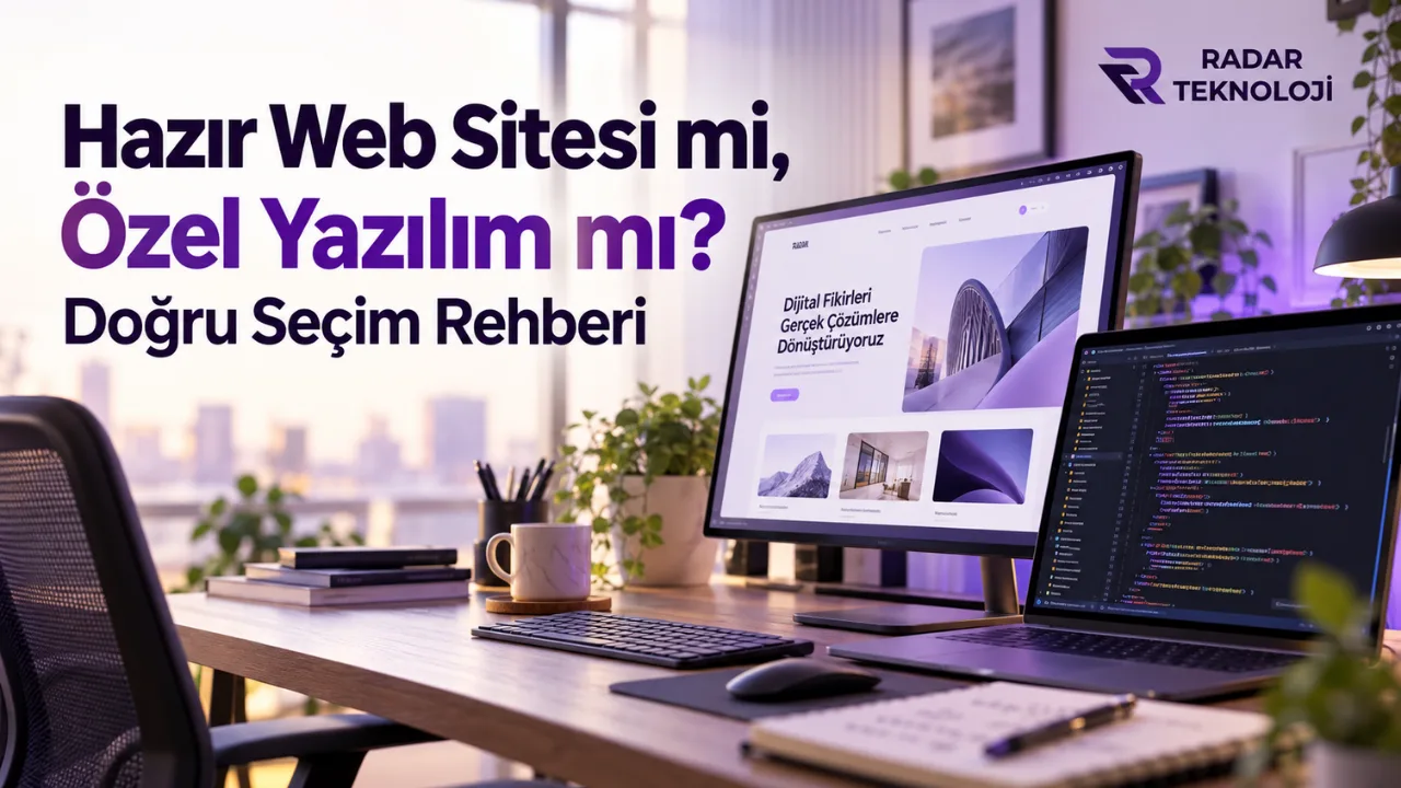 Hazır Web Sitesi mi, Özel Yazılım mı? 2026 Doğru Seçim Rehberi
